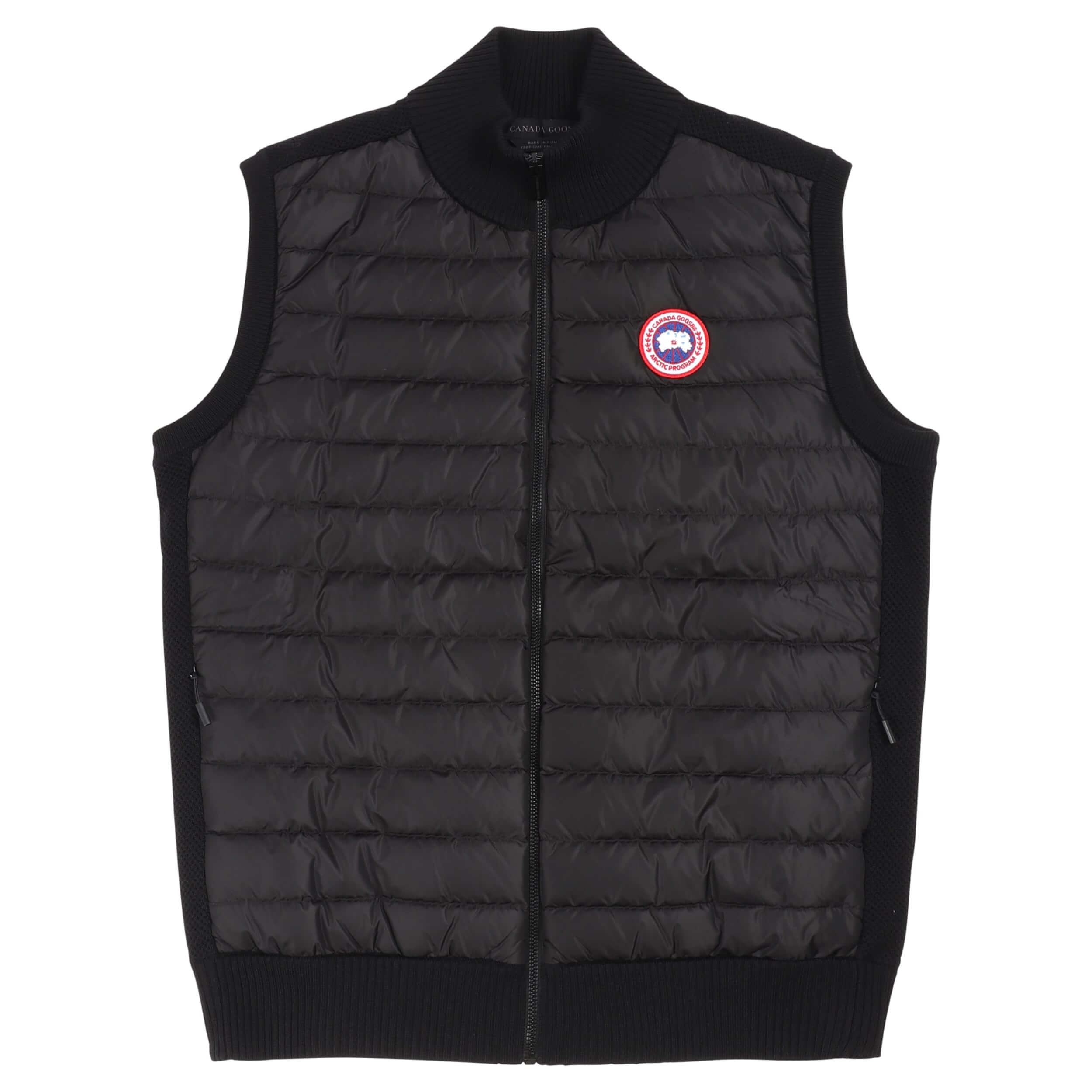 Heren Jassen Canada Goose HYBRIDGE KNIT VEST.BLACK. Direct leverbaar