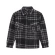Heren Jassen Pop Trading Company CHECKED WOOL SHIR.BLACK / CHARCOAL. Direct leverbaar uit de webshop van www.vipshop.nl/.