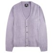 Heren Truien & vesten Stussy BRUSHED CARDIGAN.LAVENDER. Direct leverbaar uit de webshop van www.vipshop.nl/.