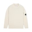 Heren Truien & vesten CP Company 19CMKN015A.103 - GAUZE WHIT. Direct leverbaar uit de webshop van www.vipshop.nl/.
