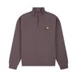 Heren Sweaters Carhartt WIP HALF ZIP A SCRIPT.PORPHYRY. Direct leverbaar uit de webshop van www.vipshop.nl/.