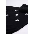 Heren Sweaters Pop Trading Company LOGO HOODED.BLACK - WHITE. Direct leverbaar uit de webshop van www.vipshop.nl/.