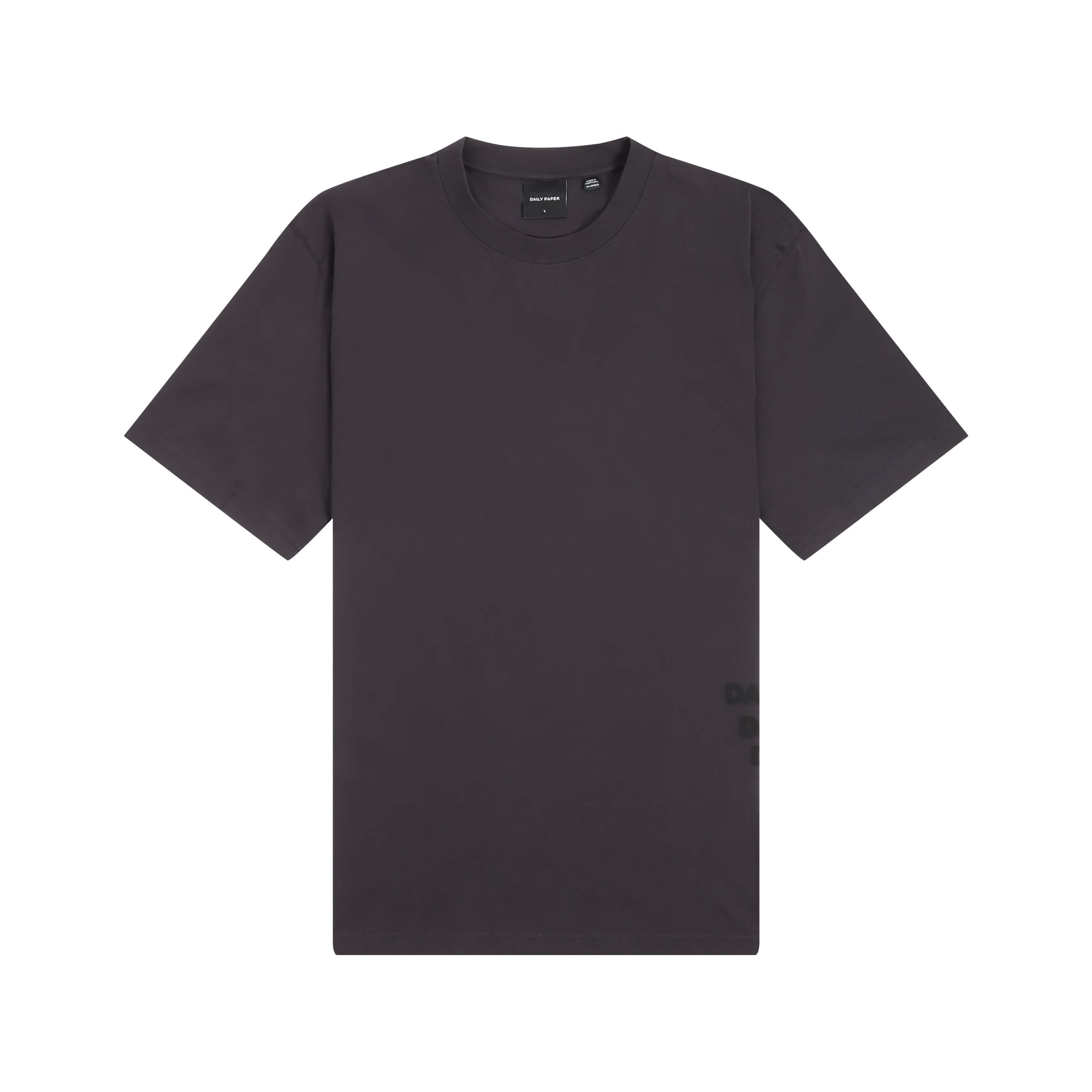 Heren T-shirts Daily Paper OVERLOAD SS T-SHI.OBSIDIAN BLACK
