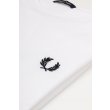 Heren T-shirts Fred Perry M3519.100 - WHITE. Direct leverbaar uit de webshop van www.vipshop.nl/.