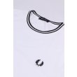 Heren T-shirts Fred Perry M1588.WHITE/BLACK. Direct leverbaar uit de webshop van www.vipshop.nl/.