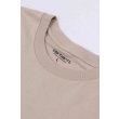 Heren T-shirts Carhartt WIP S/S CHASE T-SHIRT.FLEUR DE SEL/GOLD. Direct leverbaar uit de webshop van www.vipshop.nl/.