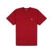Heren T-shirts Carhartt WIP S/S CHASE T-SHIRT.SCARLET / GOLD. Direct leverbaar uit de webshop van www.vipshop.nl/.