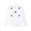Heren T-shirts Pop Trading Company LOGO LS T-SHIRT.WHITE / BLACK. Direct leverbaar uit de webshop van www.vipshop.nl/.