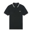 Heren Polo's Fred Perry M3600.NIGHTGREEN/WHITE. Direct leverbaar uit de webshop van www.vipshop.nl/.