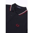 Heren Polo's Fred Perry M3600.NAVY/WHITE/RED. Direct leverbaar uit de webshop van www.vipshop.nl/.