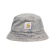 Heren Petten Carhartt WIP TIGAN BUCKET HAT.BLUE / LEATHER,. Direct leverbaar uit de webshop van www.vipshop.nl/.