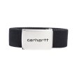 Heren Riemen Carhartt WIP CLIP BELT CHROME.BLACK. Direct leverbaar uit de webshop van www.vipshop.nl/.