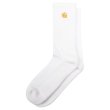 Accessoires Sokken Carhartt WIP CHASE SOCKS.WHITE. Direct leverbaar uit de webshop van www.vipshop.nl/.